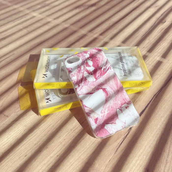 Wozinsky Marble TPU case cover for iPhone 12 Pro Max black - Cell phone cases and covers<<<HurtelXML