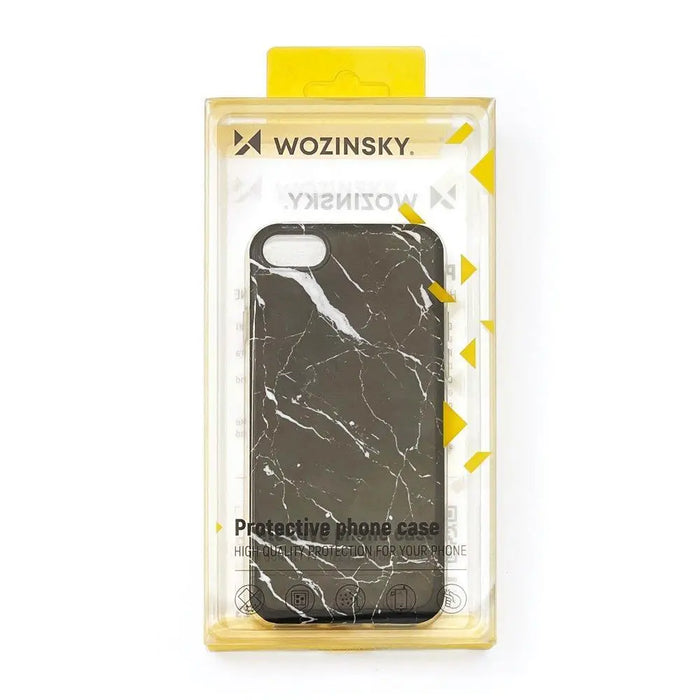 Wozinsky Marble TPU case cover for iPhone 13 Pro black - Cell phone cases and covers<<<HurtelXML