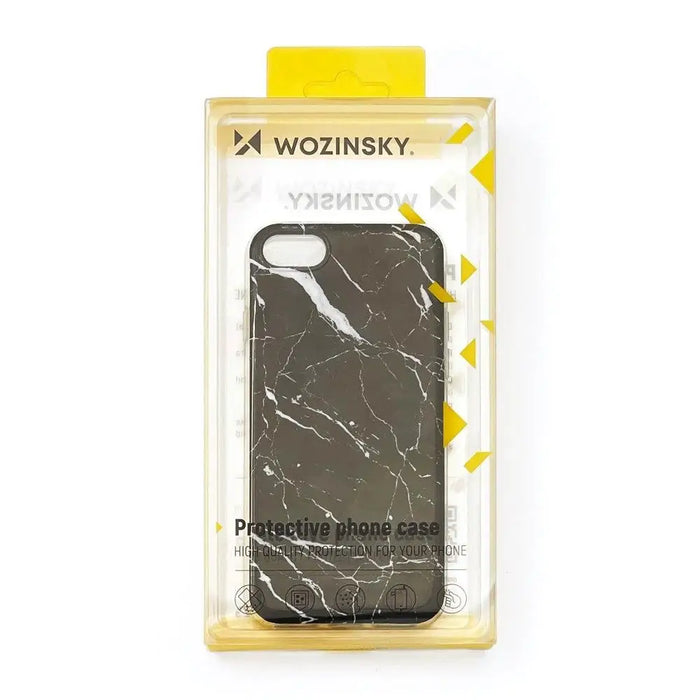 Wozinsky Marble TPU case cover for Xiaomi Redmi 8A black - Cell phone cases and covers<<<HurtelXML