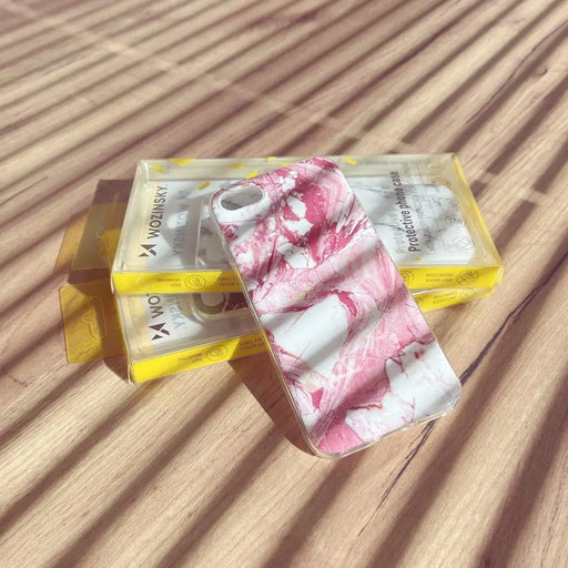 Wozinsky Marble TPU case cover for Xiaomi Redmi Note 10 Pro white - Cell phone cases and covers<<<HurtelXML