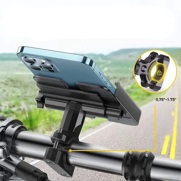 Wozinsky metal bicycle phone holder scooters black (WBHBK3) - Sport products<<<HurtelXML