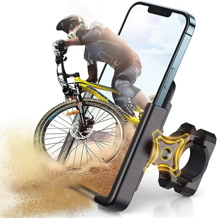 Wozinsky metal bicycle phone holder scooters black (WBHBK3) - Sport products<<<HurtelXML