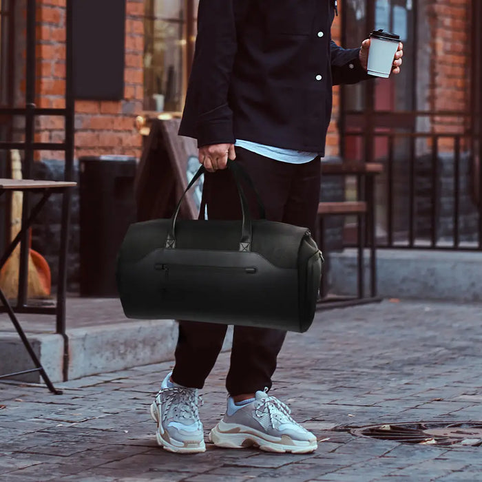 Wozinsky Premium Suit Travel Bag with Wet Pocket (45L) - Black - Laptop bags<<<HurtelXML