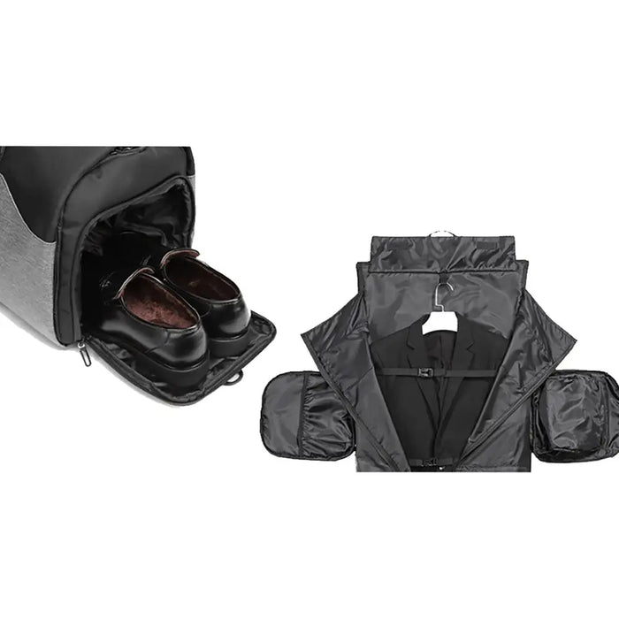 Wozinsky Premium Suit Travel Bag with Wet Pocket (45L) - Black - Laptop bags<<<HurtelXML