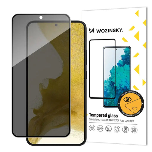 Wozinsky Privacy Glass tempered glass for Samsung Galaxy S22+ with Anti Spy privacy filter - Cell phone tempered