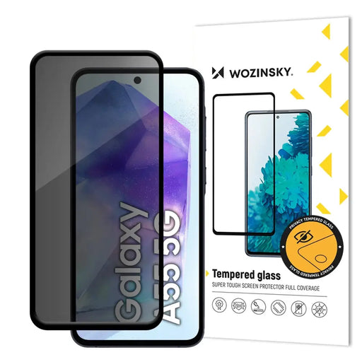 Wozinsky Privacy Glass tempered glass for Samsung Galaxy S24 FE Ultra with Anti Spy filter - Cell phone tempered