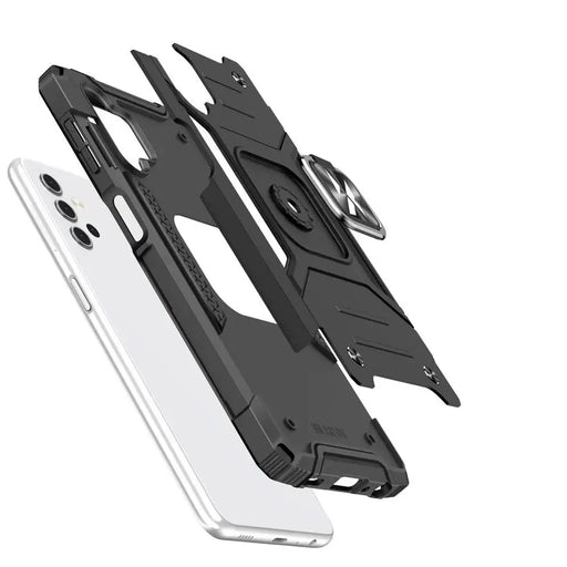 Wozinsky Ring Armor Case Kickstand Tough Rugged Cover for Samsung Galaxy A32 4G black - Cell phone cases