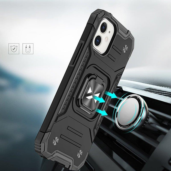 Wozinsky Ring Armor IPHONE 14 Black - Cell phone cases and covers<<<HurtelXML