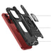 Wozinsky Ring Armor iPhone 15 Pro iPhone 15 Pro Ring Armor Case - Red - Cell phone cases and covers<<<HurtelXML