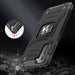 Wozinsky Ring Armor Tough Hybrid Case Cover + Magnetic Mount for Samsung Galaxy S22 gold - Cell phone cases
