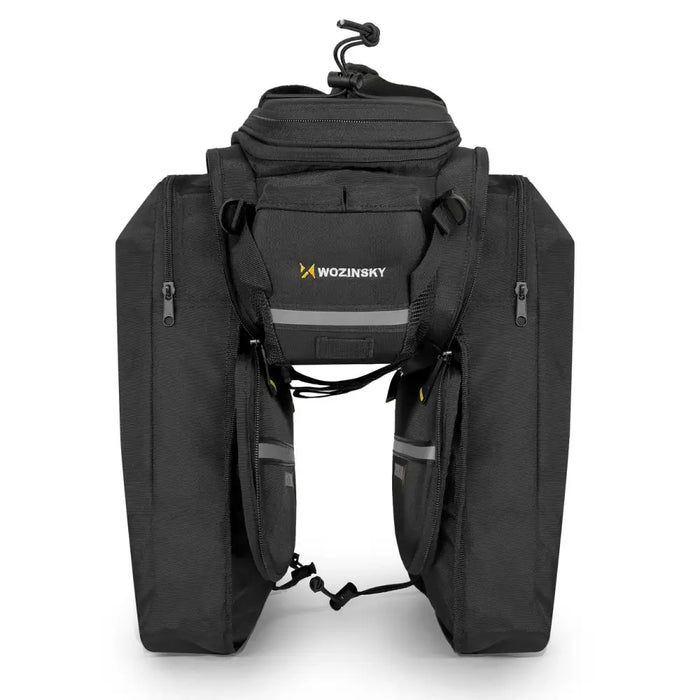 Wozinsky roomy bike carrier bag 35L (rain cover included) black (WBB19BK) - Torby rowerowe<<<HurtelXML&&&Exhibition
