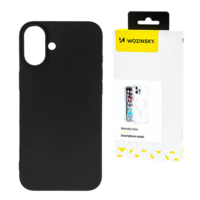 Wozinsky Silicone Case for Samsung Galaxy S25+ - Black - Cell phone cases and covers<<<HurtelXML