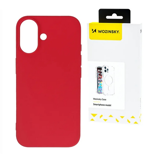 Wozinsky Silicone Case for Samsung Galaxy S25 - Red - Cell phone cases and covers<<<HurtelXML