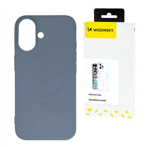 Wozinsky Silicone Case Magsafe Magnetic Case for Samsung Galaxy S25 - Gray - Cell phone cases and covers<<<HurtelXML