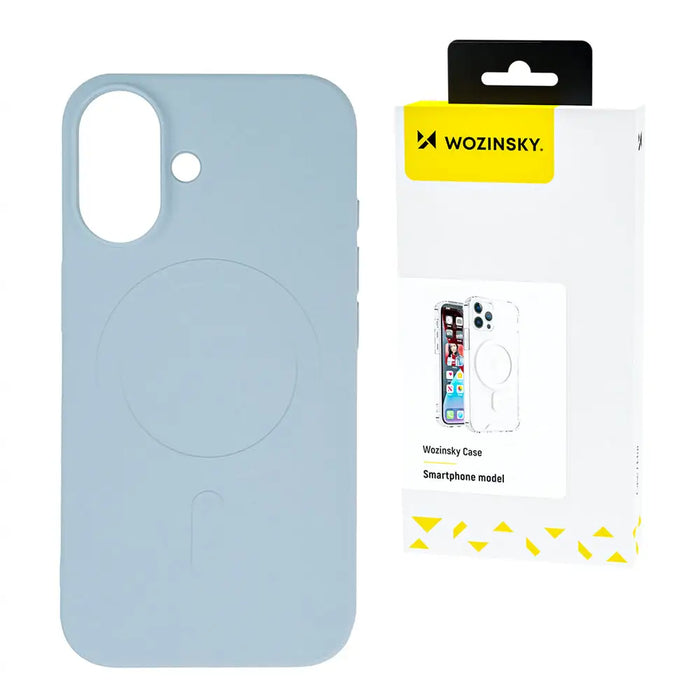 Wozinsky Silicone Case Magsafe Magnetic Case for Samsung Galaxy S25 Ultra - Blue - Cell phone cases