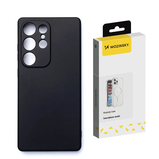 Wozinsky Soft Case for Samsung Galaxy S25 Ultra - Black - Cell phone cases and covers<<<HurtelXML