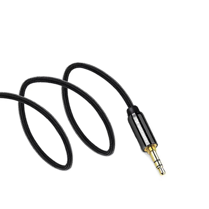 Wozinsky universal mini jack cable 2x AUX cable 1.5 m black - Audio cables<<<HurtelXML