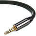 Wozinsky universal mini jack cable 2x AUX cable 1.5 m black - Audio cables<<<HurtelXML
