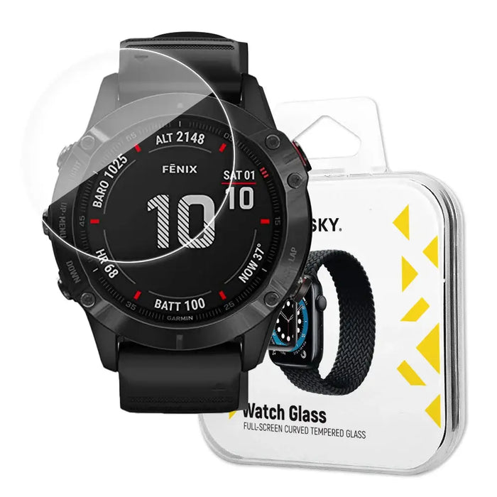 Wozinsky Watch Glass hybrid glass for Garmin Fenix 6X Pro transparent - Cell phone tempered glass<<<HurtelXML