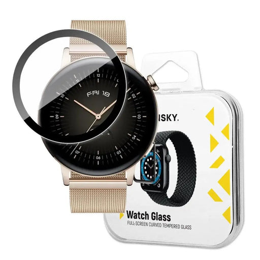 Wozinsky Watch Glass Hybrid Glass for Huawei Watch GT 3 46 mm Black - Cell phone tempered glass<<<HurtelXML