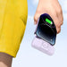 Wozinsky WF16-YLS 5000mAh 15W Lightning Mini Power Bank with Built-in USB-C Cable and Apple Watch Charger - Purple