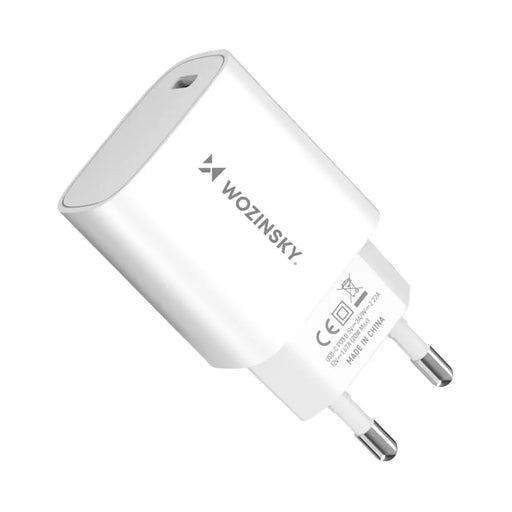 Wozinsky WGWCCW 20W USB-C wall charger - white - Cell phone USB charger<<<HurtelXML