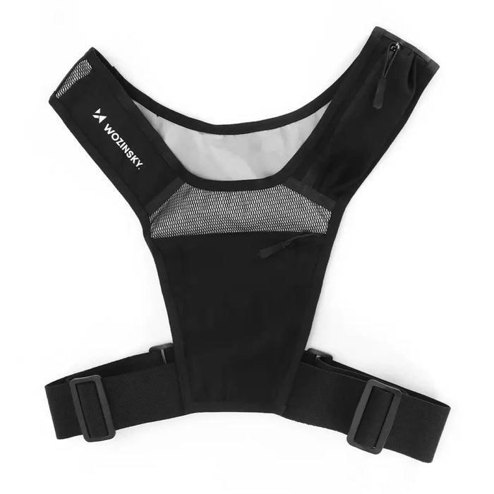 Wozinsky WKDB1 Reflective Running Vest - Black - Nerki opaski kamizelki do biegania<<<HurtelXML