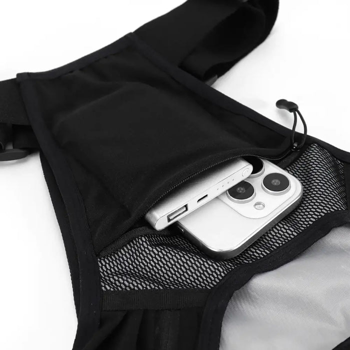 Wozinsky WKDB1 Reflective Running Vest - Black - Nerki opaski kamizelki do biegania<<<HurtelXML