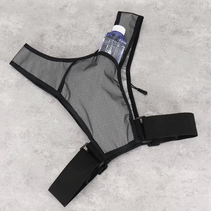 Wozinsky WKDB1 Reflective Running Vest - Black - Nerki opaski kamizelki do biegania<<<HurtelXML