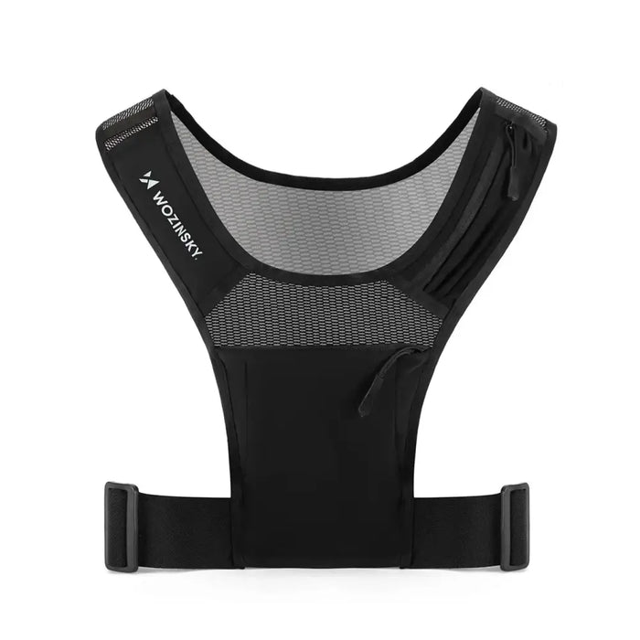 Wozinsky WKDB1 Reflective Running Vest - Black - Nerki opaski kamizelki do biegania<<<HurtelXML