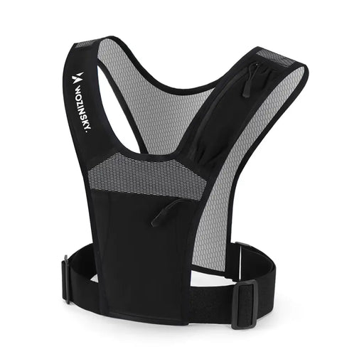 Wozinsky WKDB1 Reflective Running Vest - Black - Nerki opaski kamizelki do biegania<<<HurtelXML