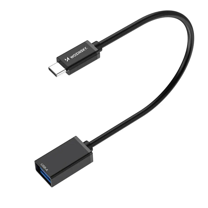 Wozinsky WOTGY1S USB-C 3.0 (male) - USB-A 3.0 (female) OTG Adapter - Black - USB adapters<<<HurtelXML