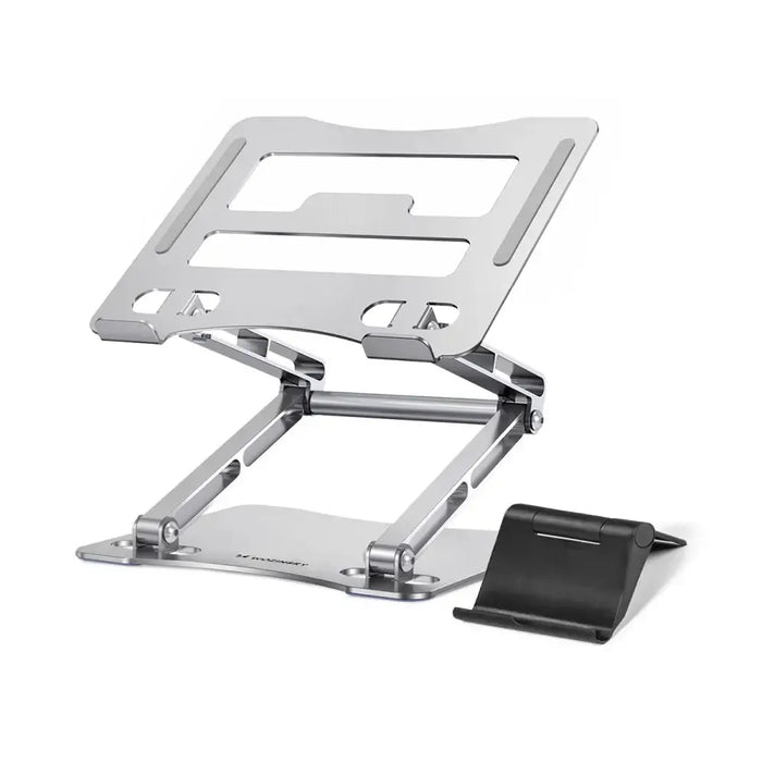 Wozinsky WRS-CPY75DSS Aluminum Laptop and Tablet Stand + Free Smartphone Stand - Silver - Stands and tables