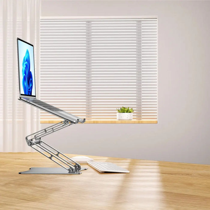 Wozinsky WRS-CPY75DSS Aluminum Laptop and Tablet Stand + Free Smartphone Stand - Silver - Stands and tables