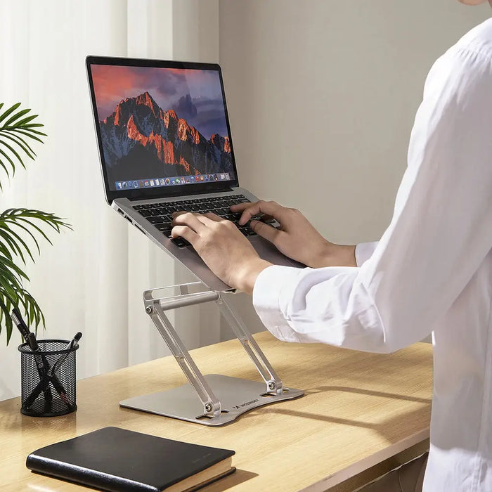 Wozinsky WRS-CPY75DSS Aluminum Laptop and Tablet Stand + Free Smartphone Stand - Silver - Stands and tables