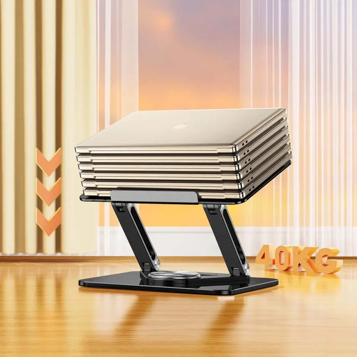 Wozinsky WRS-CPY84SB 360 Aluminum Laptop and Tablet Stand + Free Smartphone Stand - Black - Stands and tables