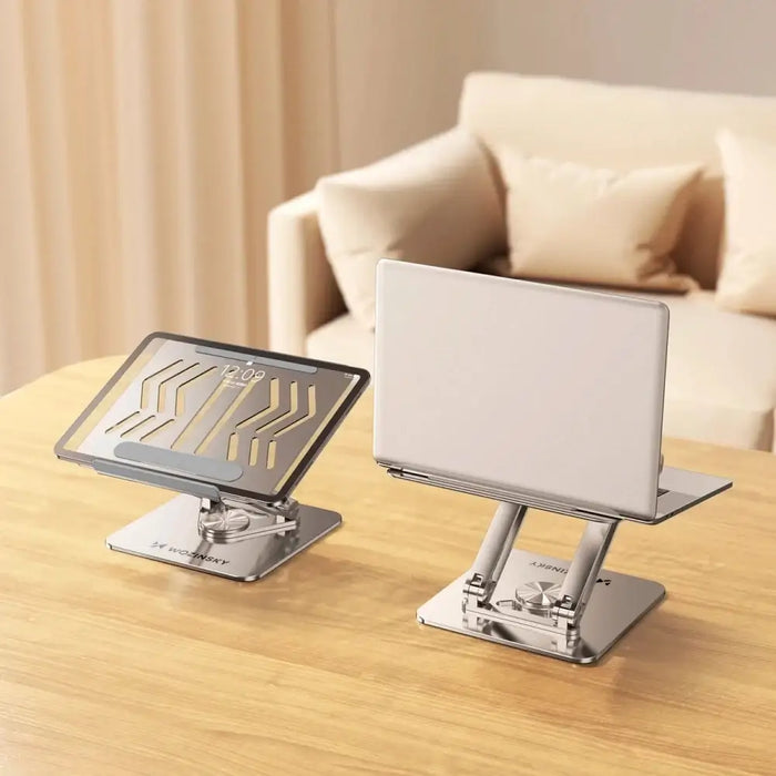 Wozinsky WRS-CPY84SS Aluminum Laptop and Tablet Stand + Free Smartphone Stand - Silver - Stands and tables