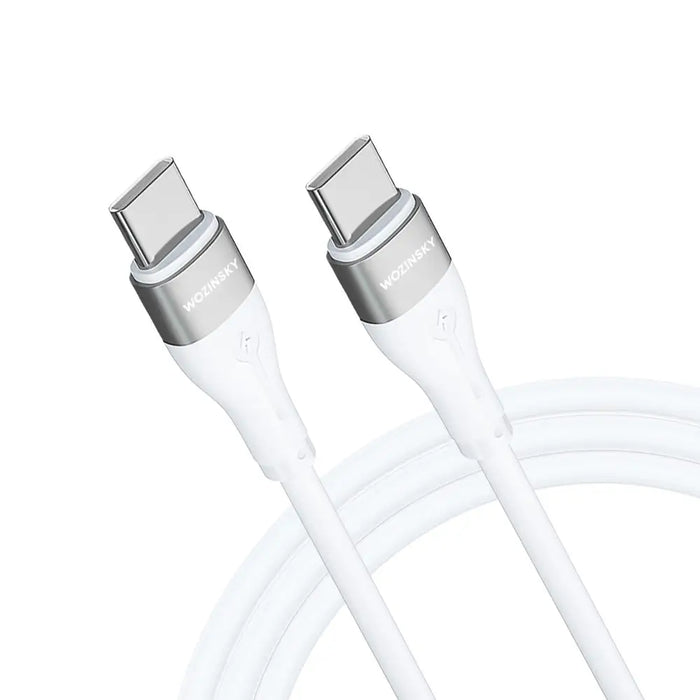 Wozinsky WSTCC2 USB-C / USB-C PD 65W cable 2 m - white - Cell phone cables<<<HurtelXML