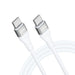 Wozinsky WSTCC2 USB-C / USB-C PD 65W cable 2 m - white - Cell phone cables<<<HurtelXML