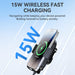 Wozinsky WUMID Car Dashboard Phone Holder with 15W Inductive Charger - Black - Uchwyty samochodowe z ładowarką Qi