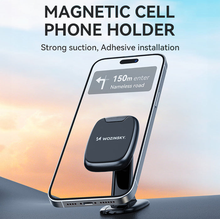 Wozinsky WUMTD Magnetic Car Dashboard Phone Holder - Black - Uchwyty samochodowe do telefonów<<<HurtelXML