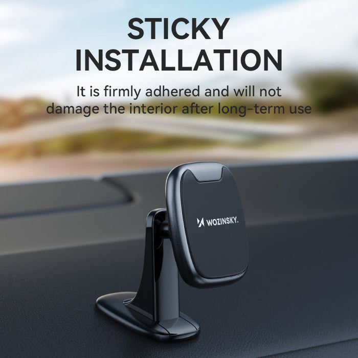 Wozinsky WUMTD Magnetic Car Dashboard Phone Holder - Black - Uchwyty samochodowe do telefonów<<<HurtelXML