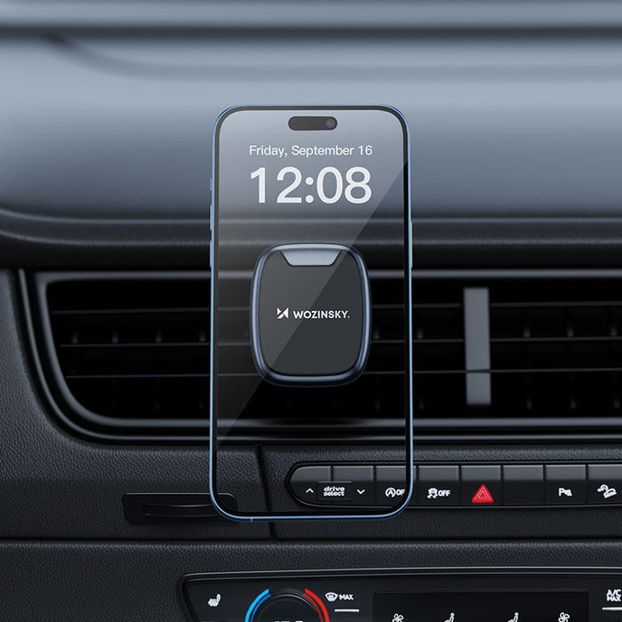 Wozinsky WUMTK magnetic phone holder for car air vent - black - Uchwyty samochodowe do telefonów<<<HurtelXML