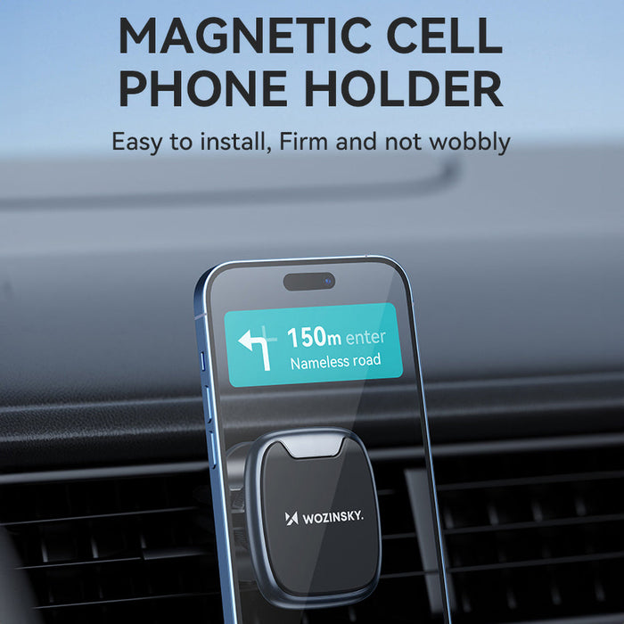 Wozinsky WUMTK magnetic phone holder for car air vent - black - Uchwyty samochodowe do telefonów<<<HurtelXML