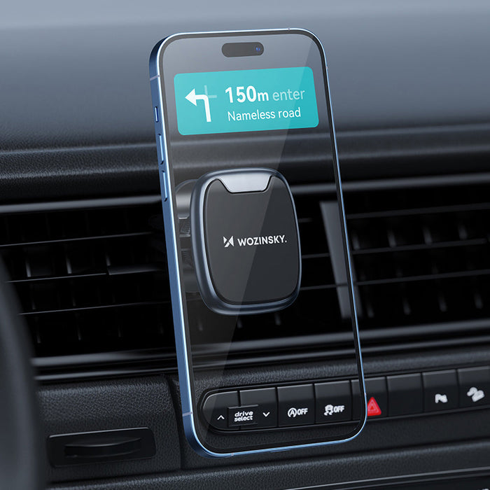 Wozinsky WUMTK magnetic phone holder for car air vent - black - Uchwyty samochodowe do telefonów<<<HurtelXML