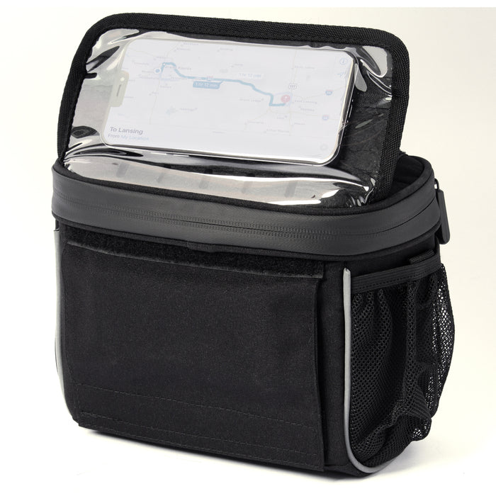 Wozinsky Handlebar Bag Bike Shoulder Bag Black (WBHBB-01)