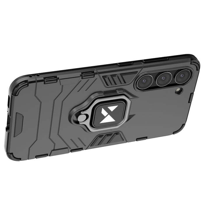 Wozinsky Ring Armor case for Samsung Galaxy S23 armored cover magnetic holder ring black