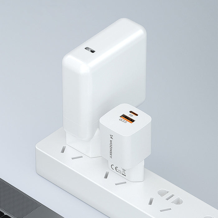 Wozinsky CMWCW 20W USB-C / USB-A wall charger - white