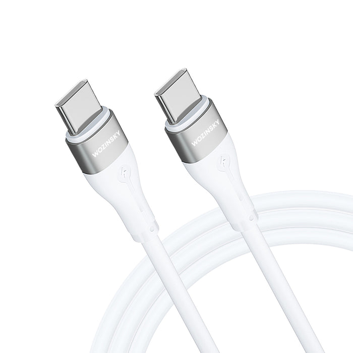 Wozinsky WSTCC2 USB-C / USB-C PD 65W cable 2 m - white