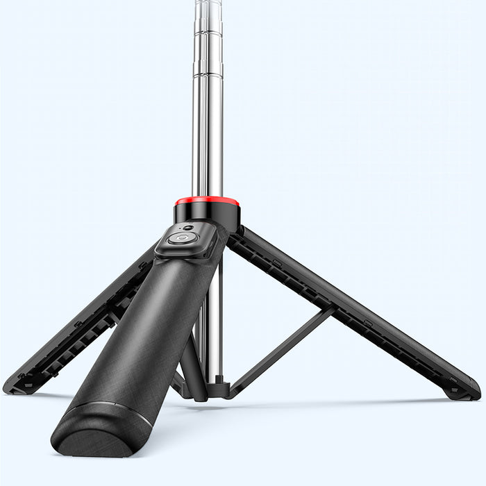 Selfie stick WC1Y3S telescopic tripod 1.3m with phone holder - black